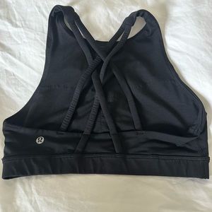 Black high neck lulu